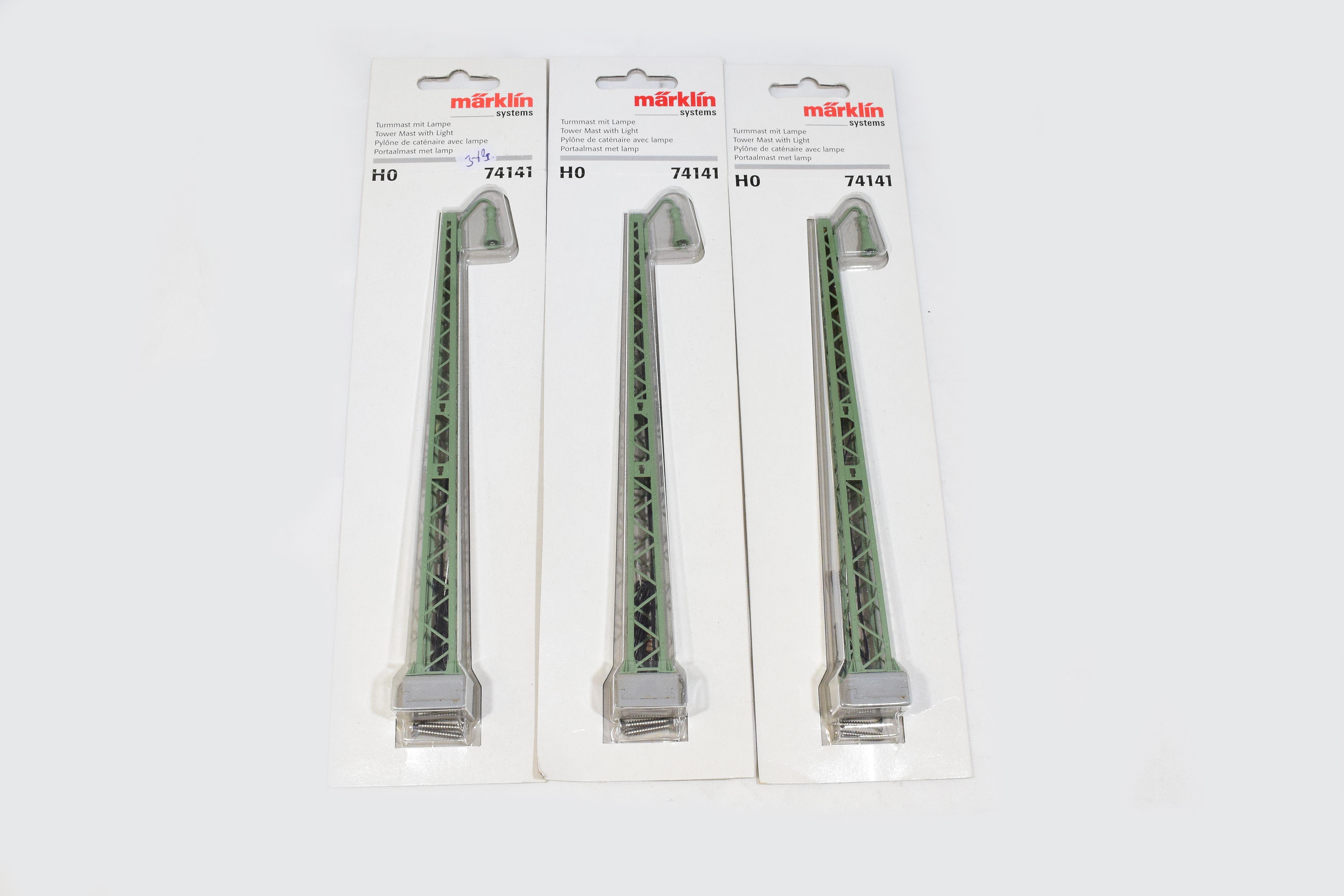 Marklin 74141 Spur H0 3 Turmmasten Mit Lampe Donnerbuchse Koln 